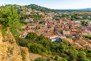 the beautiful town of Begur, a gem of the Costa Brava, Calalonia, Girona, Spain