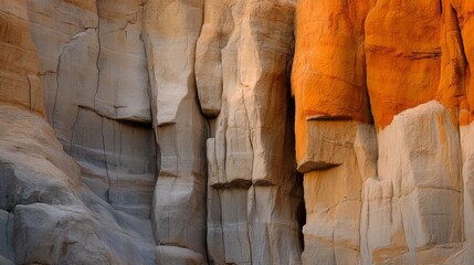 Dramatic landscape with unusual geological formations