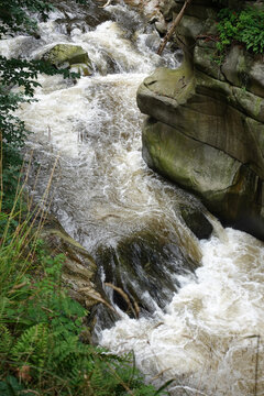 Bodekessel - A Kettle Hole In The Bode - In The Bode Gorge - Bodetal In German language - In The Harz Mountains, Germany