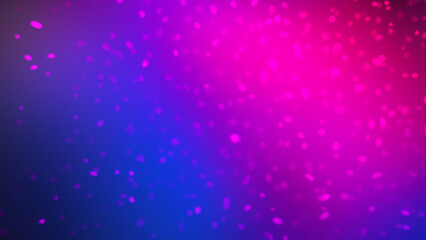 Vibrant Colorful Dots on Dark Blue Wave Landscape Abstract Background.