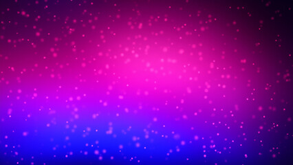 Vibrant Colorful Dots on Dark Blue Wave Landscape Abstract Background.