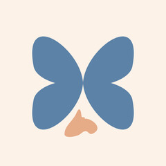 abstract shape with pastel color