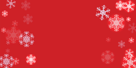 christmas background with snowflakes