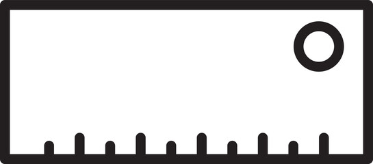 Ruler Line Icon

