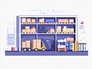 Optimizing Warehouse Inventory Flow A Logistics Technology Solution for Efficient Supply Chain Management and Business