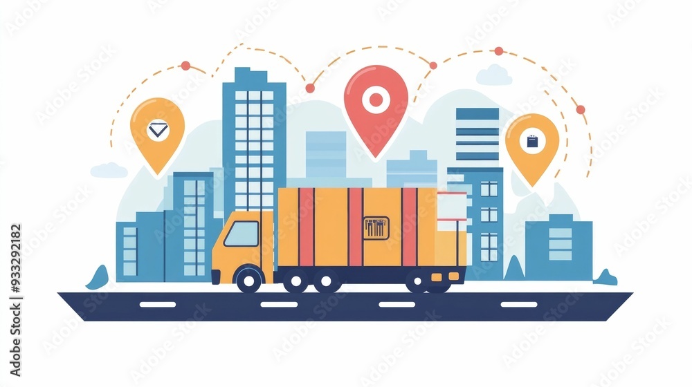Poster streamlining logistics with integrated inventory tracking and data visualization across multiple loc