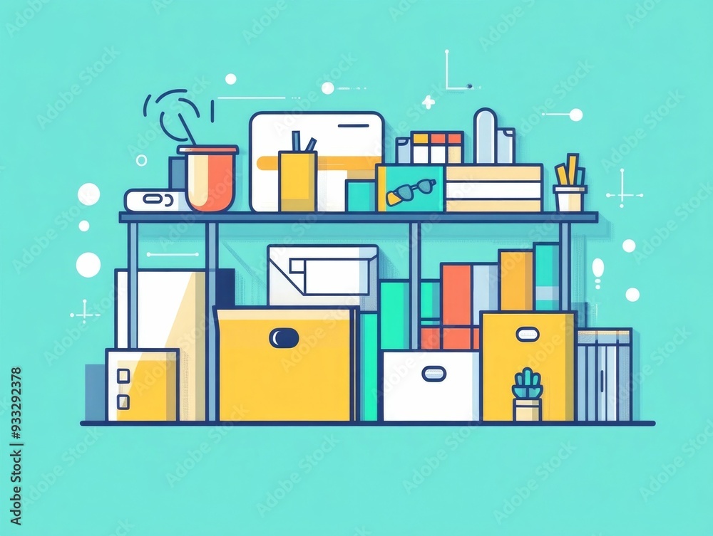 Poster inventory optimization strategy streamlining supply chain efficiency through just in time flat desig