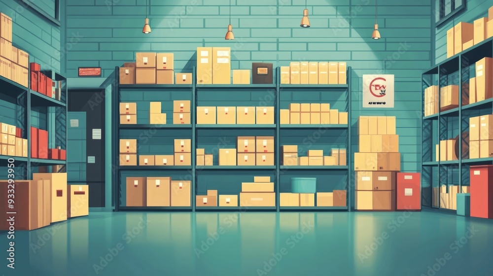 Poster comprehensive showcasing the streamlined process of inventory management and multi channel inventory