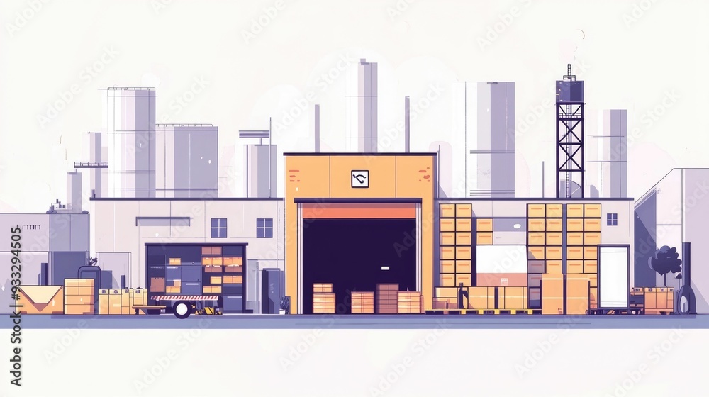 Poster efficient real time inventory management for streamlined logistics and supply chain technology and d