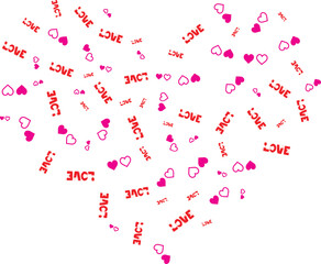 Adobe Illustrator love artwork for tshirt design