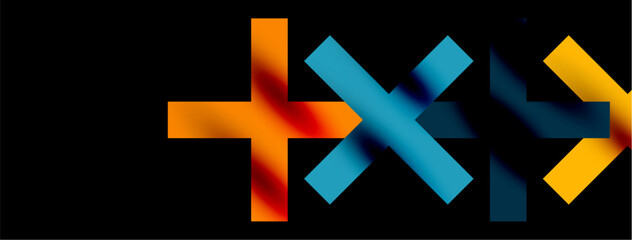 Obraz premium Colorful squares, lines minimal abstract background. Vector Illustration For Wallpaper, Banner, Background, Card, Book Illustration, landing page