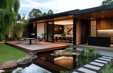 Designing a Back Yard That Is More Than Just a Space. It&rsquo;s a Lifestyle, Where the Elegance of Modern Architecture and the Soothing Qualities of Nature Merge to Create a Perfect Oasis