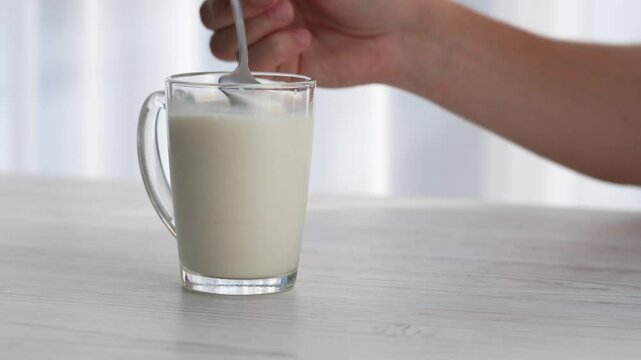 milk close up