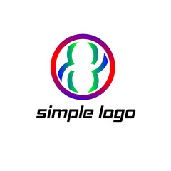 abstract logo design Baby shape