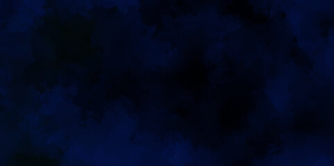 Dark abstract background with blue grunge effect background. blue velvet grunge texture fantasy smooth watercolor painted art design. Dark elegant Royal blue shades aquarelle paint