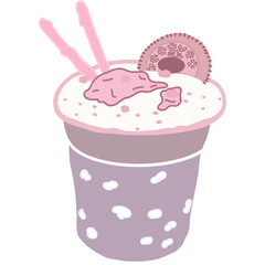 Cute dessert, foods, breakfast