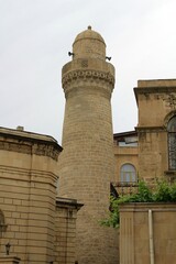 Muhammad Mosque was built in the 11th century. Only the minaret of the mosque remained intact.