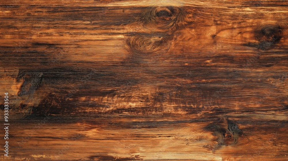 Wall mural close up natural wood surface grungy rustic texture background, tree trunk cut, wooden board abstrac