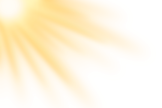 Realistic glowing sunlight explode effect and sun rays special lens flare shine isolated transparent background. PNG sun rays light overlay oranger flare glow. Summer spring decoration design elements