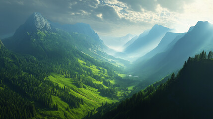 Breathtaking landscapes, serene natural scenery.