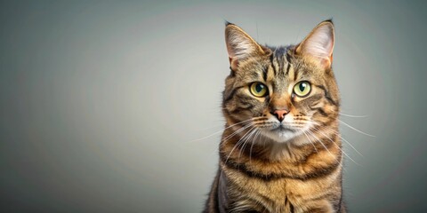 Obraz premium Brash cat with confident attitude, cat, confident, attitude, bold, daring, sassy, feline, animal, pet, fierce