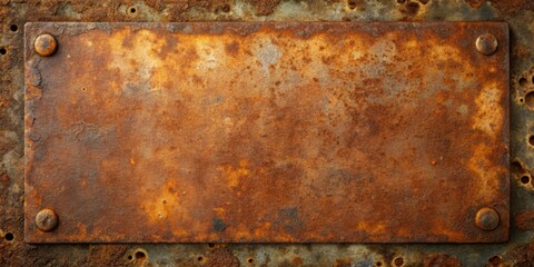 Rusty antique metal with weathered patina, old, vintage, aged, worn, weathered, rust, patina, antique, distressed