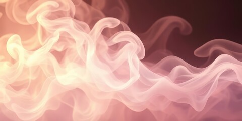 Obraz premium Flowing Pastel Smoke Abstract