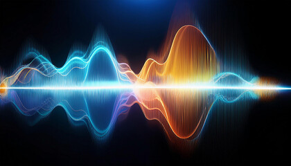Fototapeta premium a Frequency Signal or Wave