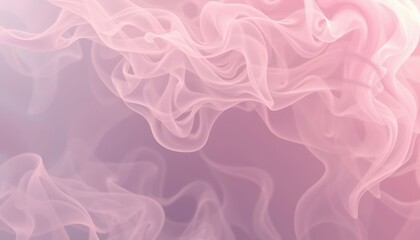 Obraz premium Flowing Pastel Smoke Abstract