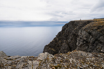 nordic landscape inside the North Cape area, Magerorya Island, Norway