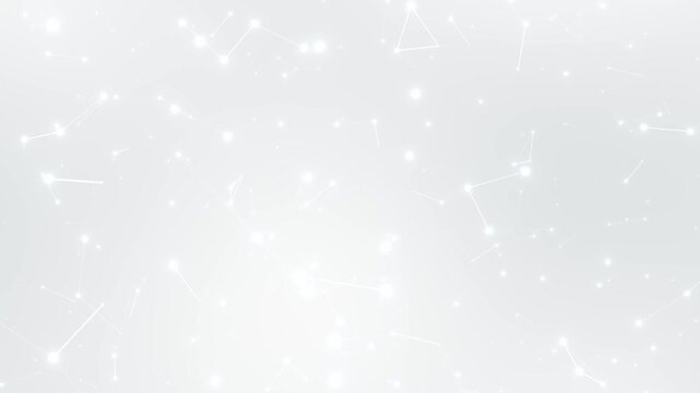 Abstract white galaxy animation evolving consiousness