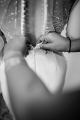Wedding details bride
