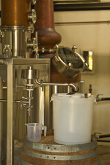 Mahe, Seychelles 21.08.2024 Distillery rum distiller inside the sugarcane distillery at the takamaka rum distillery, Mahe Seychelles