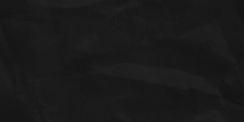 Dark black wrinkly backdrop paper background. Black paper crumpled texture background , Creative Design Templates. Print for textile, fabric, wallpaper, wrapping paper. Copy space. 