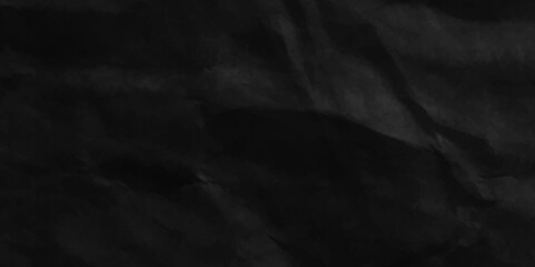 Fototapeta premium Dark black wrinkly backdrop paper background. Black paper crumpled texture background , Creative Design Templates. Print for textile, fabric, wallpaper, wrapping paper. Copy space. 