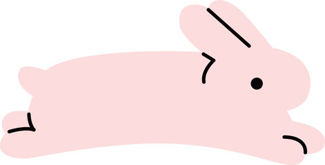 토끼 캐릭터 일러스트