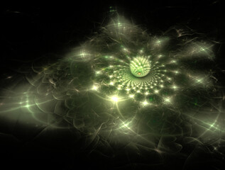 Imaginatory fractal abstract background Image
