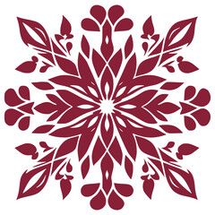 Abstract Floral Pattern for Fabric and Textiles