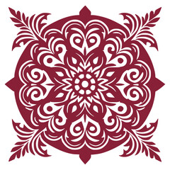 Abstract Floral Pattern for Fabric and Textiles
