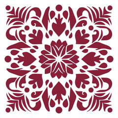 Abstract Floral Pattern for Fabric and Textiles