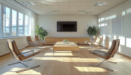 Fototapeta premium Classic Modern Hotel Lobby Traditional Meets Contemporary