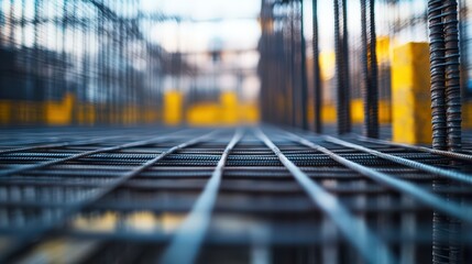 Steel Rebars Bonded with Wires in Mesh for Reinforced Concrete: Hard Connect Construction Material