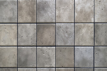 Processed collage of grey marble floor tiles surface texture. Background for banner, backdrop