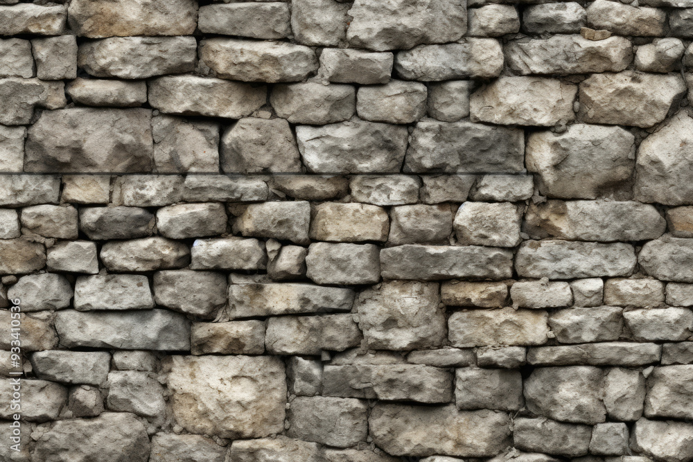 Wall mural processed collage of ancient stonework surface texture. background for banner, backdrop or texture