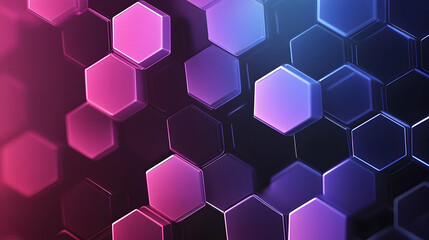 illustration of hexagons pattern. Geometric abstract background with simple hexagonal elements. Creative idea for medical, technology or science design
