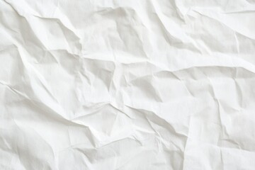 Fototapeta premium Crumpled White Paper Texture