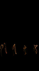 Video Overlay Spezial Effekt Feuerwerk Konfetti Digital Glow Story Hintergrund Jubiläum Funken...