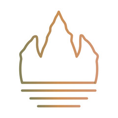 Gas Flame icon Design