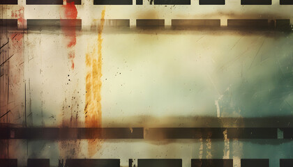 Old Film Grain Texture with Light Leaks and Grunge Effect, Ideal for Adding Nostalgic Aesthetics.