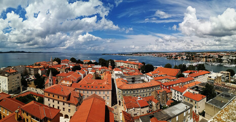 Zadar city panorama